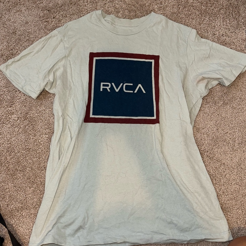 Light blue/grey short sleeve RVCA shirt